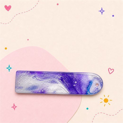 Purple Blue Rounded Blank
