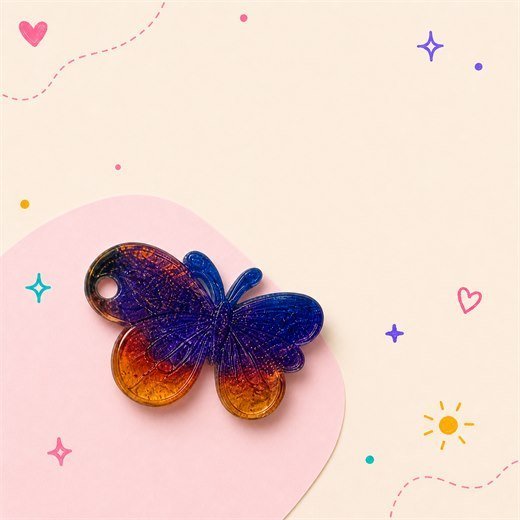 Assorted Butterfly Decal 4