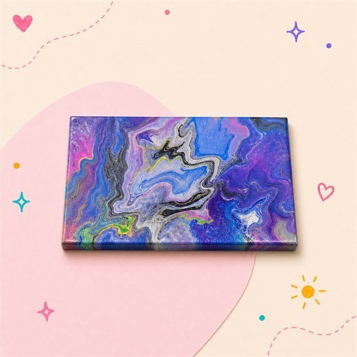 Marbled Canvas Painting 2