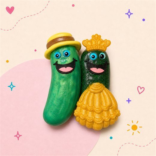 Pickle Couple Resin Piece