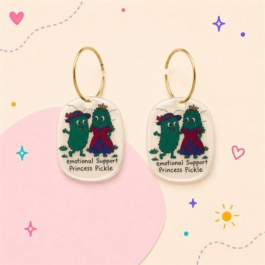 Pickle Earrings